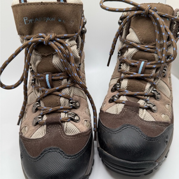 BearPaw Brown and Cream Outdoor Boots - Picture 1 of 6